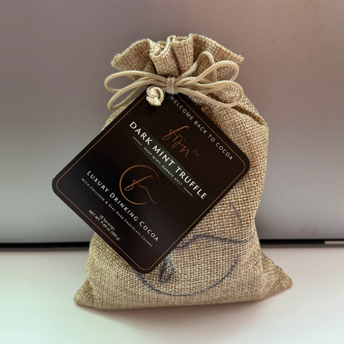 Dark Mint Truffle Vintage Gift Bags