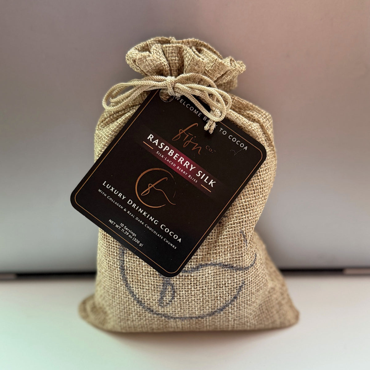 Raspberry Silk Vintage Gift Bags
