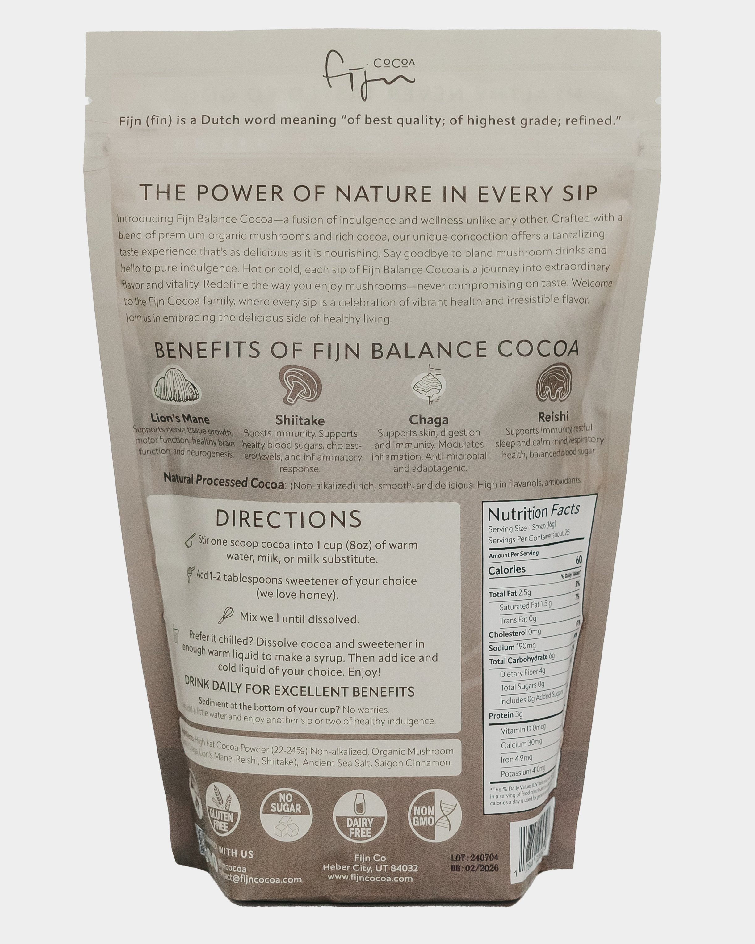 BALANCE COCOA MUSHROOM BLEND