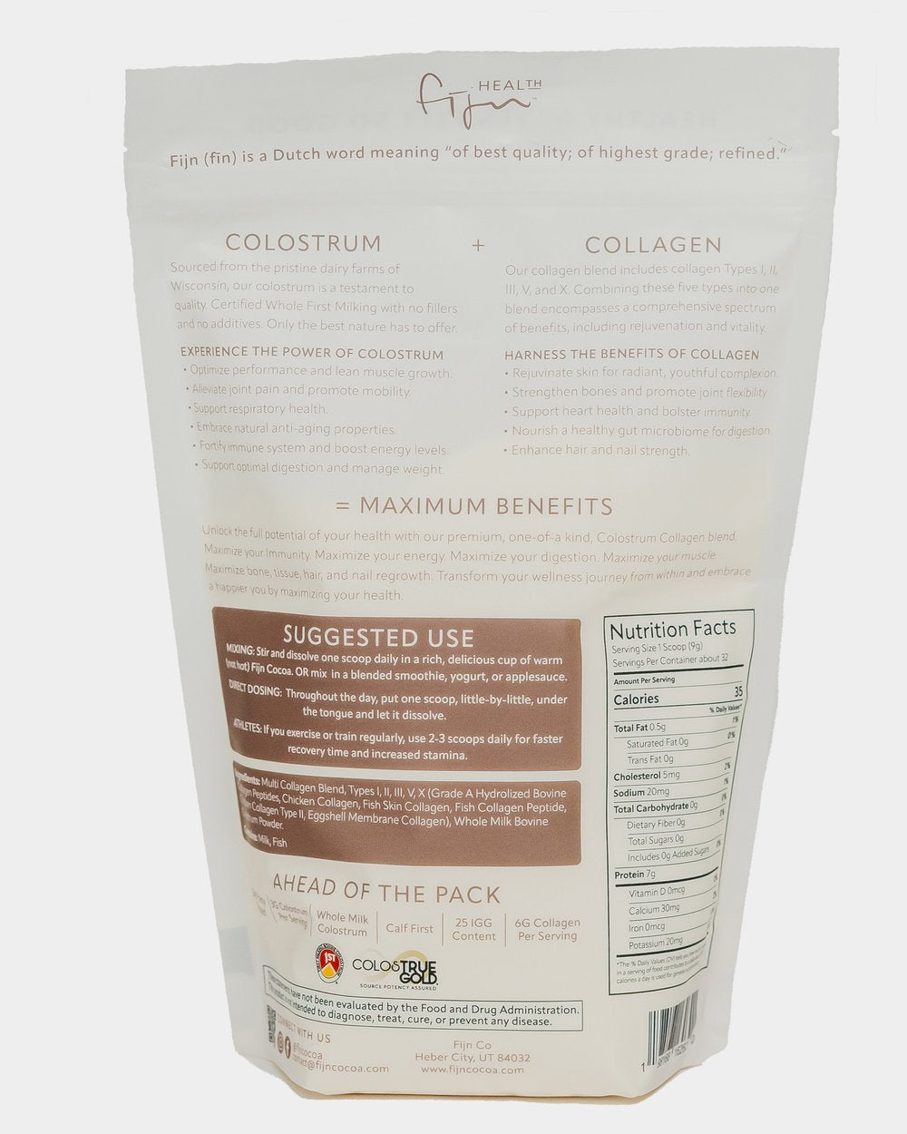 MAXIMIZE COLOSTRUM COLLAGEN BLEND